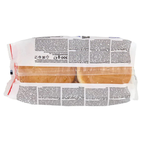 Roberto Brot & Backwaren Roberto Maxi Hamburger Brötchen mit Sesam – Perfekt für saftige Burger & Sandwiches, 7x300gr + Italian Gourmet polpa 8003490036308