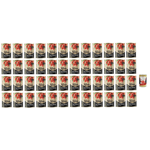 Rosina La Rosina Pomodorino Datterino-Tomate Italienische Tomaten Dose 48x400 g italienisch Original Pastasauce + kostenlos polpa 400 g