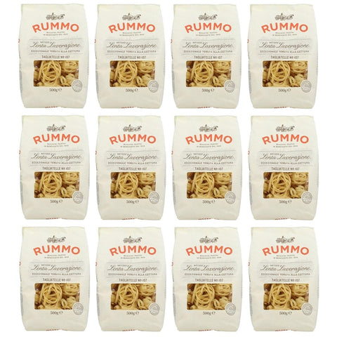 Rummo Pack Pasta Tagliatelle N°107,Italienische Nudeln aus Hartweizengrieß,Italienische Pasta 500 g italienisch Original