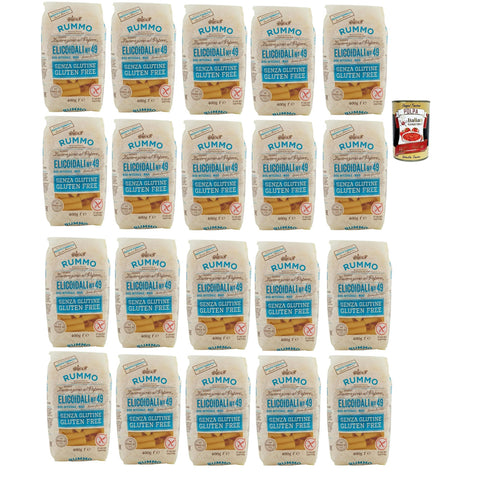 Rummo Pasta Nudeln Glutenfreie Elicoidali N 49, Bronze Gezeichnete gluteinfrei 20x400g Original italienisch