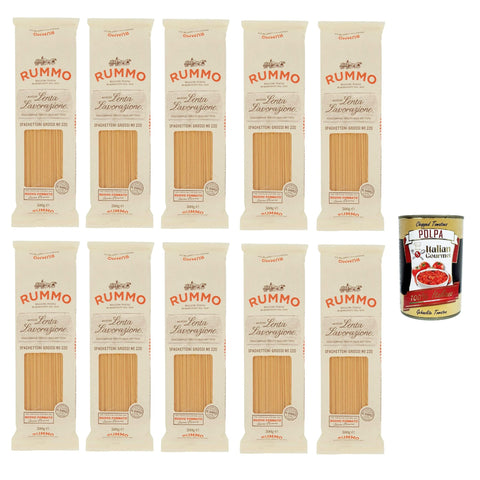 Rummo Spaghettoni Grossi N. 220 Hartweizengrieß Pasta Italienische Nudeln Packung 10x500g Original italienisch