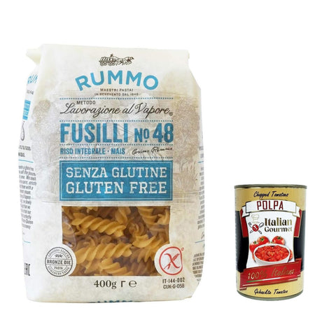 Rummo Pasta Fusilli N 48 senza Glutine, gluten free, 100% italienische Pasta nudeln glutenfrei 400 g italienisch Original