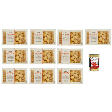 Rummo Tagliatelle N° 107, Pasta Lenta Lavorazione Teigwaren aus Hartweizengrieß Bronze Zeichnung 10x 500 g italienisch Original