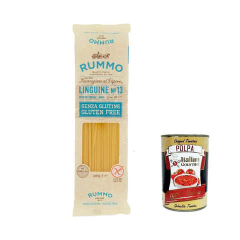 Rummo Pflegestifte & Lippenbalsam Rummo Pasta Linguine n. 13 senza Glutine, gluten free, 100% italienische Pasta nudeln glutenfrei 400g 10x Original italienisch inkl. Italian Gourmet Polpa 400g 8008343880138