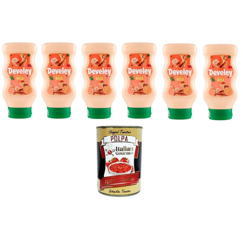 Salsa Rosa Salsas Salsa Rosa Senza Glutine,Glutenfreie rosa Sauce 6x410 ml Salsas italienisch Original 8032804040014