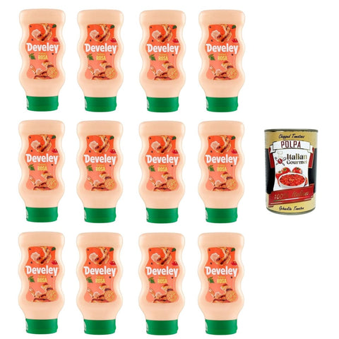 Salsa Rosa Soße Salsas Salsa Rosa Soße Squeeze 12x 410ml Original italienisch inkl. Italian Gourmet Polpa 400g 8032804040014