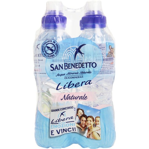 San Benedetto natürliches freies Wasser 0 50 Liter 24 Flaschen italienisch Original