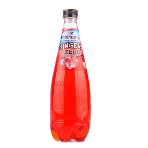 San Benedetto Ingwer Zero PET ohne Zucker 0,75 L Aperitivo Softdrink ohne Alkohol ohne Zucker italienisch Original