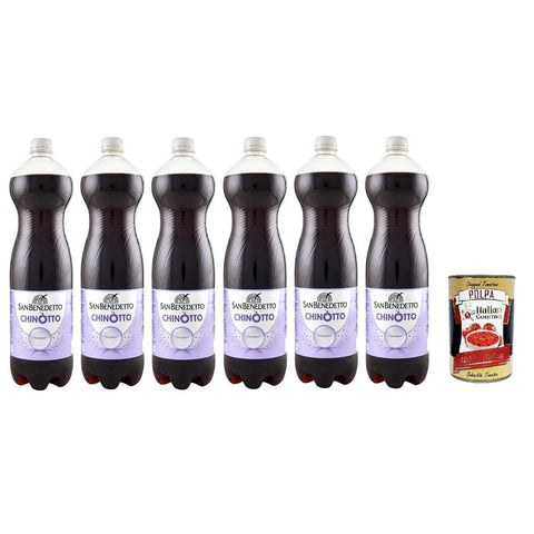 San Benedetto Chinotto Kohlensäurehaltiges Getränk, alkoholfreies Erfrischungsgetränk 6x1,5l Original italienisch