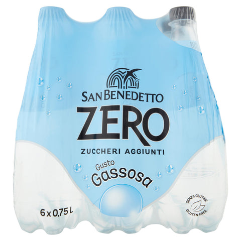 San Benedetto Gusto Gassosa Confezione da 6 Bottiglie da 1x750ml Original italienisch Getränk