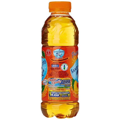 San Benedetto Eistee Pfirsich The' Pesca PET tea the erfrischend 24x50cl Original italienisch Getränk