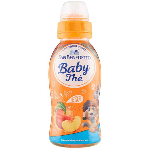 San Benedetto pesca baby entcoffeiniert Eistee Pfirsich PET tea the 24x25cl Original italienisch Getränk