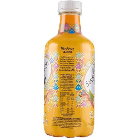 San Benedetto Eistee 6x San Benedetto, Thè Fruit Cedro Alkoholfreies Getränk auf Basis von Tee und Limettensaft 0,75 l PET