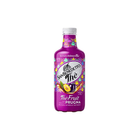 San Benedetto Eistee 6x San Benedetto, Thè Fruit Prugna Alkoholfreies Tee- und Pflaumensaftgetränk 0,75 l PET