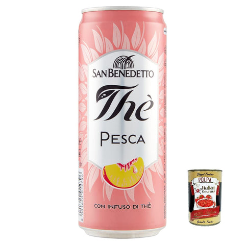 San Benedetto Eistee Pfirsch The' Pesca Dose 330 ml tea the erfrischend italienisch Original