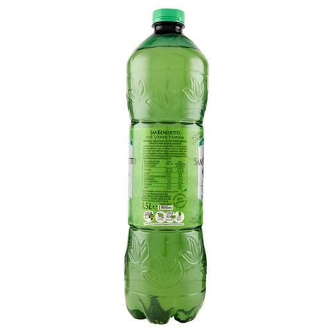 San Benedetto Das grüne Alkoholfreies Matcha Grüntee Getränk 6x1,5l Original italienisch