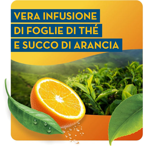 Estathè Sport Orange Tea Sportgetränk 12 x 250 ml – Erfrischendes Getränk mit Orangengeschmack, Mineralien und praktischem Sportverschluss für Schule, Büro, Training, Fußball, Tennis und Fitness.
