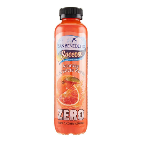 San Benedetto Succoso rot orange zero PET ohne zucker Fruchtsaft saft 12x40cl Original italienisch Getränk