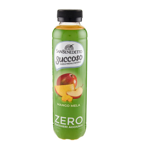 San Benedetto Succoso zero Mango e mela Mango und Apfel PET flasche ohne zucker ACE Fruchtsaft saft 40 cl 12x italienisch Original
