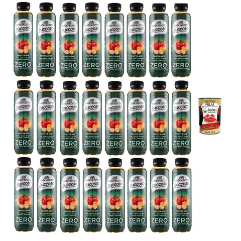 San Benedetto Succoso Zero Frutta Mix PET 24x 40 cl, PET Frucht mischung, ohne zucker Fruchtsaft saft, fruit mix juice sugar free italienisch Original