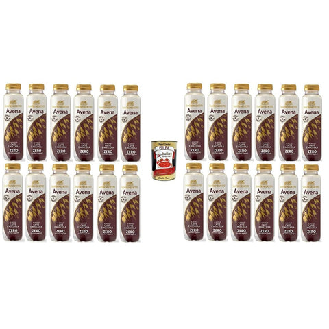 San Benedetto Frühstücksmüsli San Benedetto Avena Al gusto di Caffè e Nocciola Haferflocken mit Kaffee- und Haselnussgeschmack 24x 40cl Original italienisch inkl. Italian Gourmet Polpa di Pomodoro 400g 8032804040014