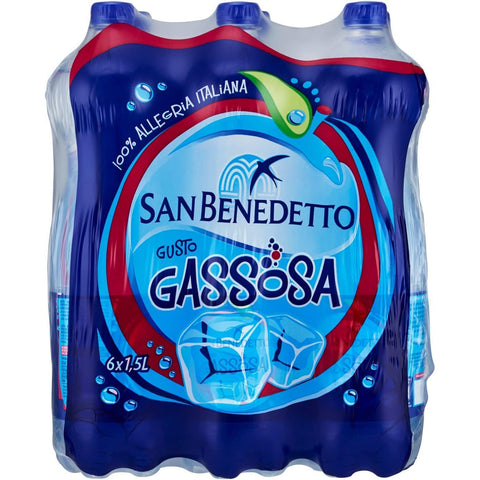 San Benedetto Gassosa Flasche Soda PET erfrischend 12x1,5l Original italienisch Getränk