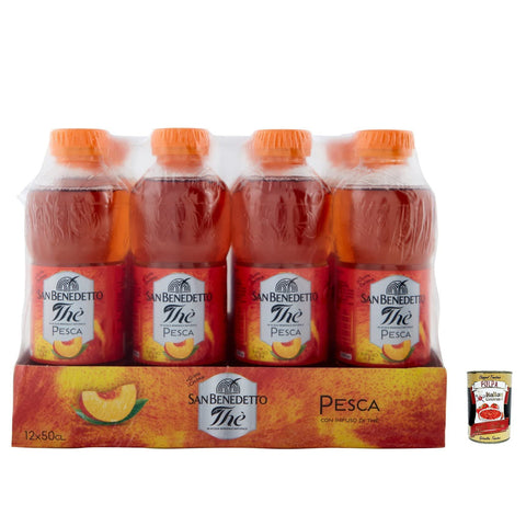 San Benedetto The Pesca Eistee erfrischend Pfirsich 500 ml Limonade italienisch Original