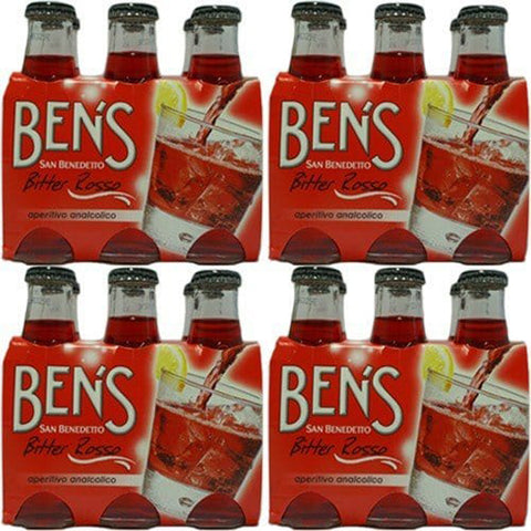 San Benedetto Ben´s 'Bitter Rosso' 6x98ml Original italienisch Getränk