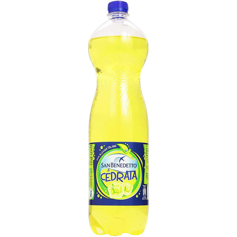 San Benedetto Cedrata soda citron soft drink PET erfrischend 6x1,5l Original italienisch Getränk