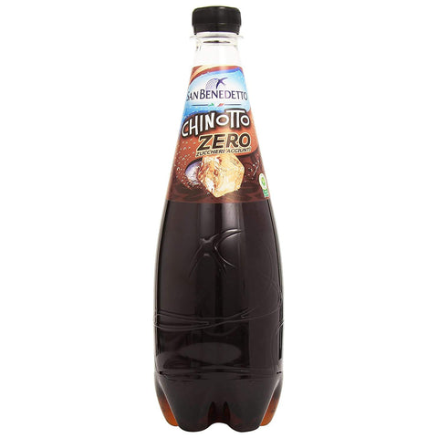 San Benedetto Chinotto Zero PET ohne Zucker 0,75 L Lemonade Bitterorange ohne Zucker Limonade italienisch Original