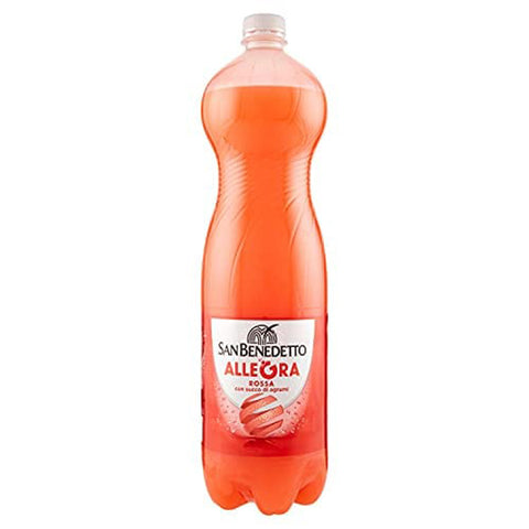 San Benedetto Sanguinella OrangenLimonade rot orangen PET erfrischend 6x1,5l Original italienisch Getränk