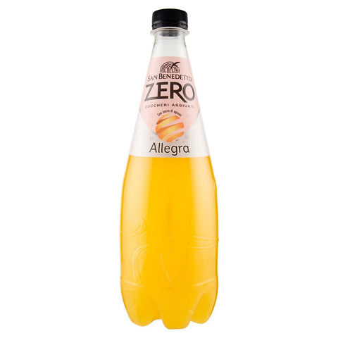San Benedetto Allegra Erfrischungsgetränk mit kohlensäurehaltigem Erfrischungsgetränk 1x750ml Original italienisch