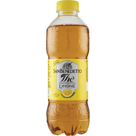 San Benedetto Eistee Zitrone The' Limone PET 50 cl tea the erfrischend Pflegestifte & Lippenbalsam italienisch Original