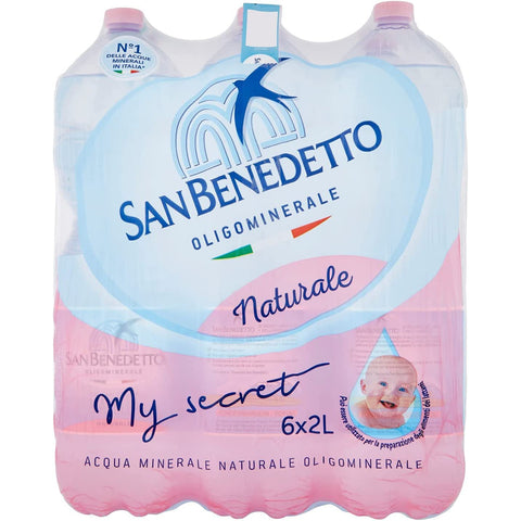 San Benedetto Acqua Minerale Naturale Natürliches Mineralwasser Italienisches Wasser 6x2l Original italienisch Getränk