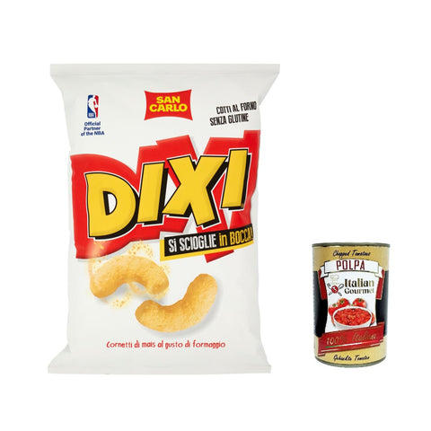 San Carlo Dixi Maischips Patatine gesalzen Käse Cheese crisp Käsechips 10x 40g italienisch Original