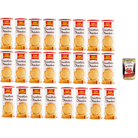 SAN CARLO Kekse SAN CARLO Biscottate Olandesi, più facili da prendere Holländische Kekse, einfacher zu verzehren, 24x125g Original italienisch inkl. Italian Gourmet Polpa 400g 8032804040014
