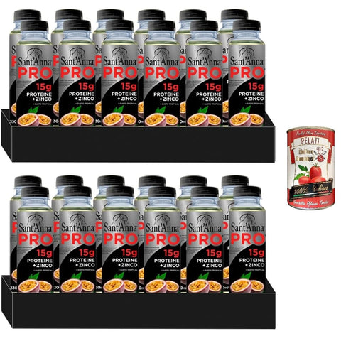 Sant'anna Regenerationsgetränke Sant'anna PRO 0,33 L Tropischer Geschmack | Proteinreiches Getränk in Sant'Anna Wasser Regenerationsgetränke italienisch Original 8020141101062