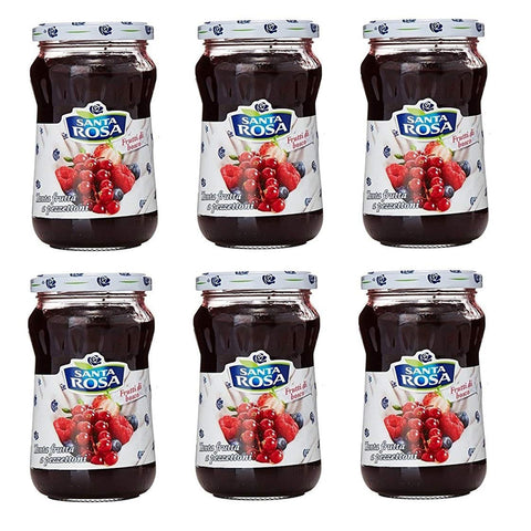 Santa Rosa Beeren Marmelade Konfitüre Fruchtaufstrich aus Italien 350g 6x Original italienisch