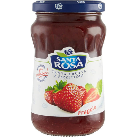 Santa Rosa Erdbeeren Marmelade Konfitüre Brotaufstriche aus Italien 6x350g Original italienisch Gebäck