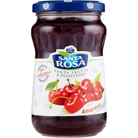 Santa Rosa Konfitüren Santa Rosa Kirschen Marmelade Konfitüre Fruchtaufstrich aus Italien 350g Original italienisch 8000810101913