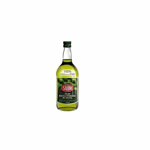 Saom Oliven Saom OLIO EXTRA VERGINE DI OLIVA 100% ITALIANO NATIVES OLIVENÖL EXTRA 1LT 100% ITALIENISCHES ÖL Original italienisch 8009870011002