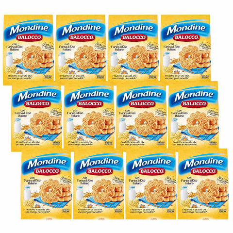 Balocco Faccine Italienisches Mürbegebäck mit Schokolade und Haselnüssen 1x700g Original italienisch Kekse