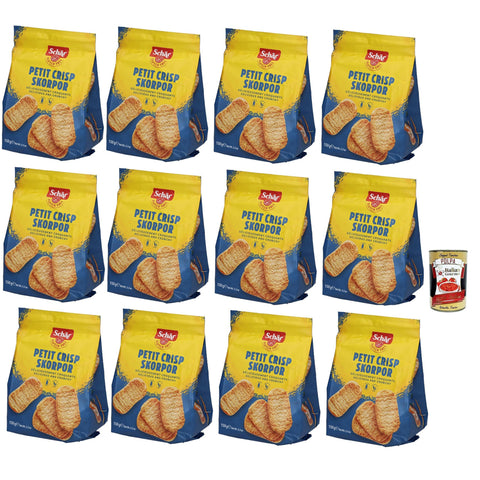 Schar Crostini senza Glutine, Glutenfreie Croutons, Speziell für Menschen mit Glutenunverträglichkeit entwickelt, 12x 150 g italienisch Original
