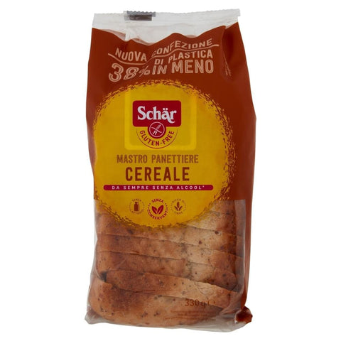 Schar Chips Schar Mastro Panettiere Cereale Glutenfreies Brot Schnittbrot mit 7 Saaten und Getreide 8x330g + Italian Gourmet polpa 400g 8008698027424