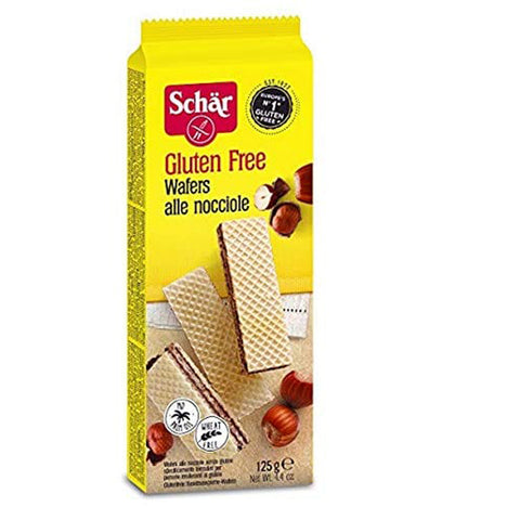 Schar Wafers alle nocciole Gluten Free Wafer mit Haselnüssen Glutenfrei 125g italienisch Original