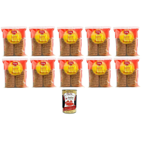 Schar Panini Brot Schar Panini Rolls das glutenfreie Brötchen zur Zubereitung leckerer Sandwiches 10x150 g italienisch Original Pastasauce + kostenlos polpa 400 g 8032804040014