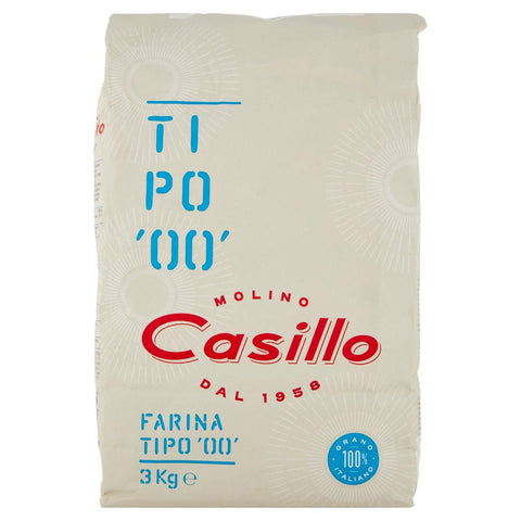 Selezione Casillo Farina Molino Doppio zero Tipo 00 Flour Pizzamehl Pizza Mehl 1x3kg Original italienisch Zutat