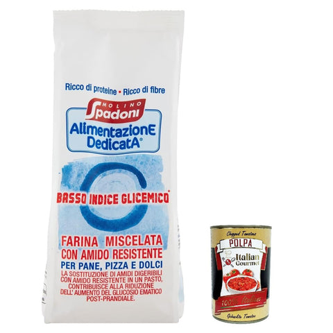 Spadoni Molino Preparato Basso Indice Glicemico, Präparat mit niedrigem glykämischen Index 500 g italienisch Original