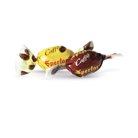 Sperlari – Kaffeebonbons, einzeln verpackt, 1 kg Beutel Frucht- & Kräuterbonbons italienisch Original