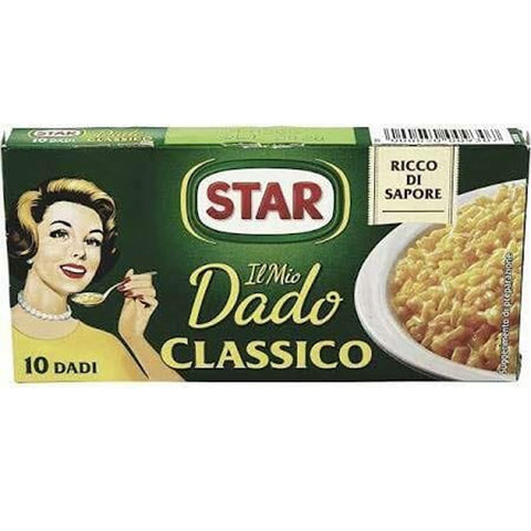 Star Brühe & Fond Star classico dado brodo Suppenwürfel Brühe klassisch reich an Geschmack 20 pz Brühe & Fond italienisch Original 8000050007006